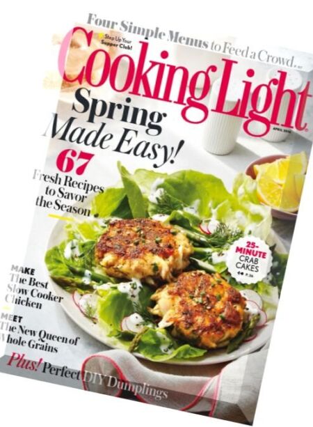 Cooking Light – April 2016 Cover