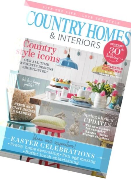 Country Homes & Interiors – April 2016 Cover