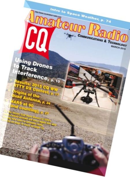 CQ Amateur Radio – March 2016 Cover