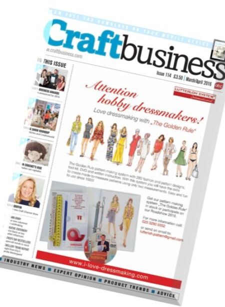 Craft Business – March-April 2016 Cover