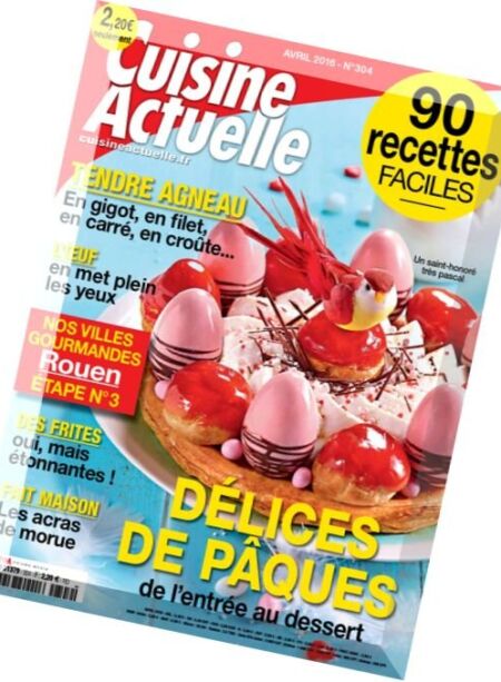 Cuisine Actuelle – Avril 2016 Cover
