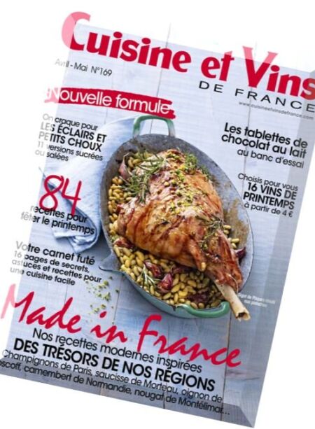 Cuisine et Vins de France – Avril-Mai 2016 Cover