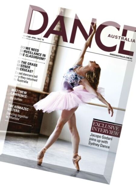 Dance Australia – April-May 2016 Cover