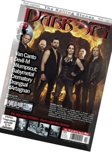 Dark Spy – April-Mai 2016 Cover