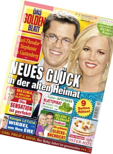 Das Goldene Blatt – 21 Marz 2016 Cover