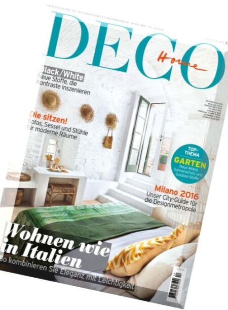 Deco Home – April-Mai 2016 Cover
