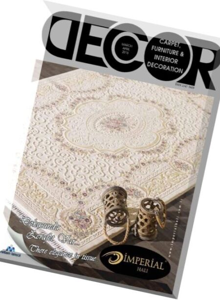 Decor Magazine – March-April 2016 Cover