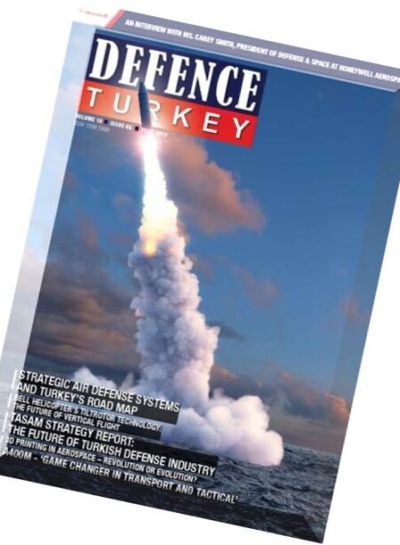 DEFENCE TURKEY – Issue 65, 2016 Cover