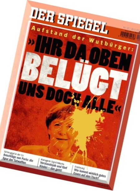 Der Spiegel – Nr.12, 19 Marz 2016 Cover