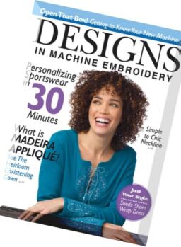 Designs in Machine Embroidery – March-April 2016