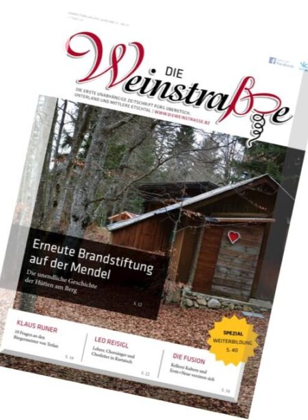 Die Weinstrasse – Januar-Februar 2016 Cover