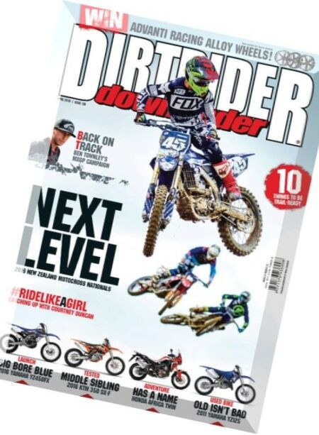 Dirt Rider Downunder – April 2016 Cover