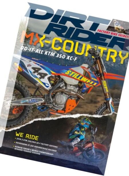 Dirt Rider – May 2016 Cover