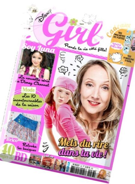 Disney Girl – Avril-Mai 2016 Cover