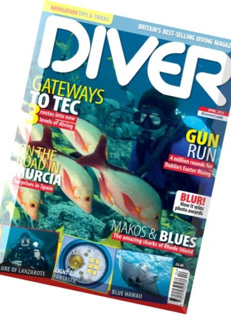 Diver UK – April 2016 Cover