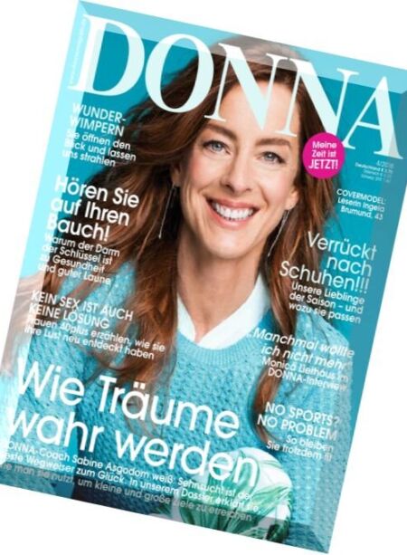 Donna – April 2016 Cover