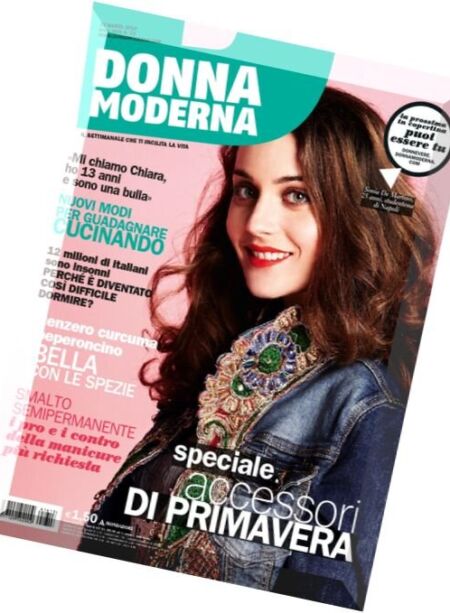 Donna Moderna – 22 Marzo 2016 Cover