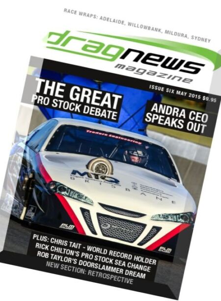 Drag News – May 2015 Cover