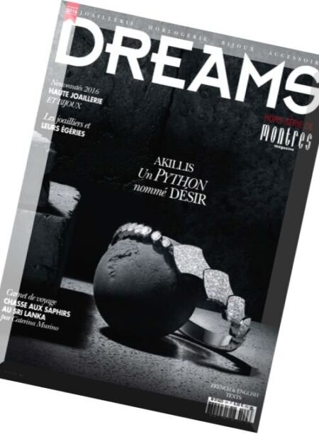 Dreams Printemps – Ete 2016 Cover