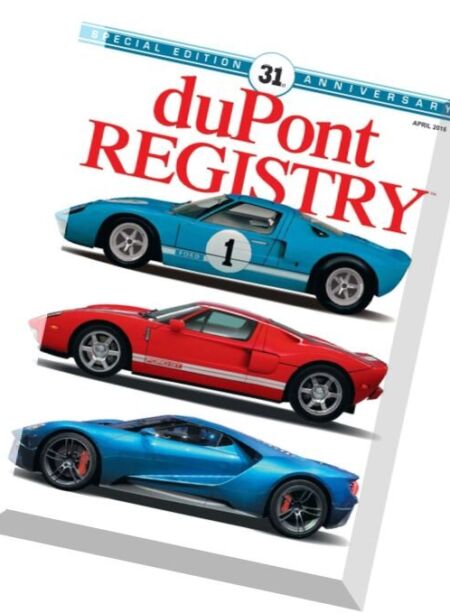 duPont REGISTRY – April 2016 Cover