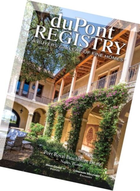 duPontREGISTRY Homes – April 2016 Cover