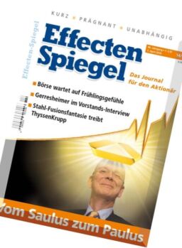 Effecten Spiegel – 7 April 2016