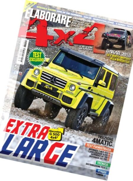 Elaborare 4×4 – Marzo-Aprile 2016 Cover