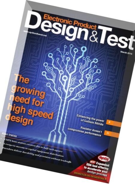 Electronic Product Design & Test – March 2016 Cover