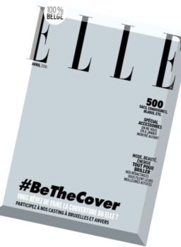 ELLE Belgique – Avril 2016