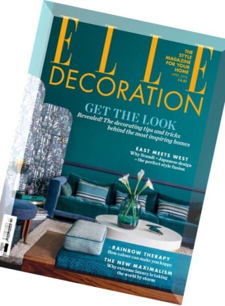 Elle Decoration UK – April 2016 Cover