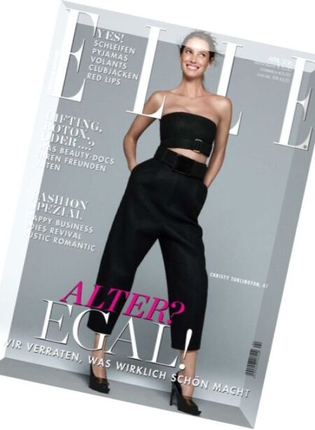 Elle Germany – April 2016 Cover
