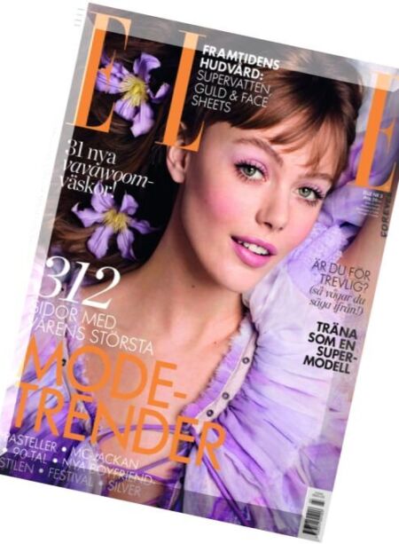 Elle Sweden – Mars 2016 Cover