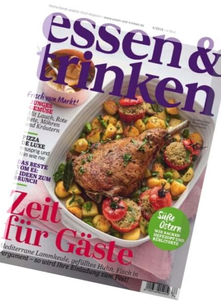 Essen und Trinken – April 2016 Cover
