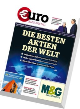 Euro am Sonntag – 19 Marz 2016