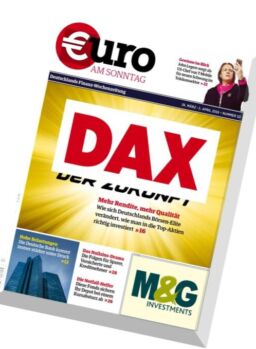 Euro am Sonntag – 26 Marz 2016