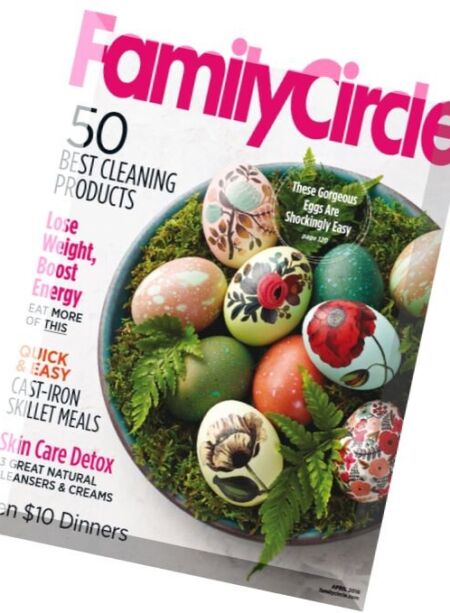 Family Circle – April 2016 Cover