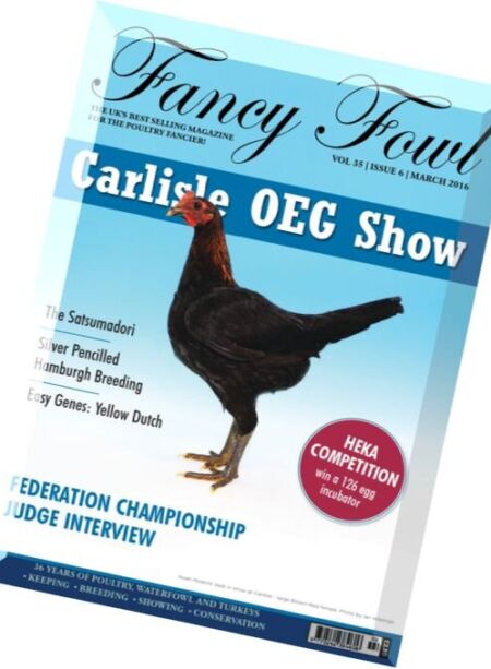 Fancy Fowl – March 2016 Cover