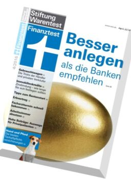 Finanztest – April 2016