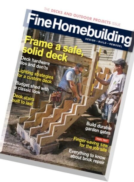 Fine Homebuilding – May 2016 Cover