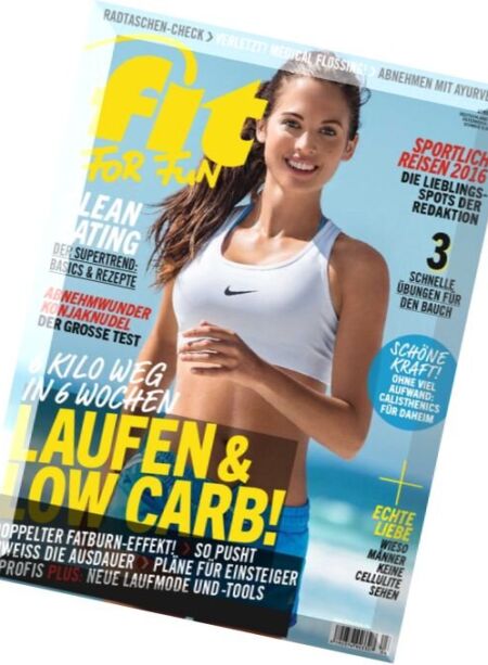 Fit For Fun – April 2016 Cover