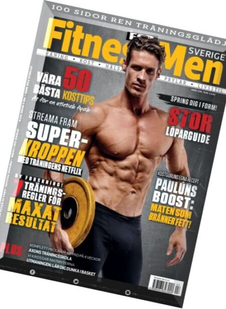 Fitness For Men Sweden – Mars 2016 Cover