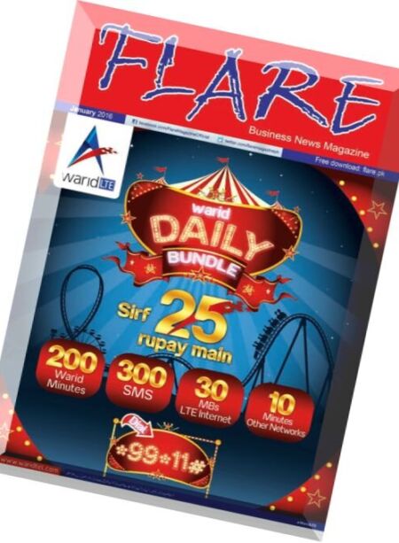 Flare – January 2016 Cover