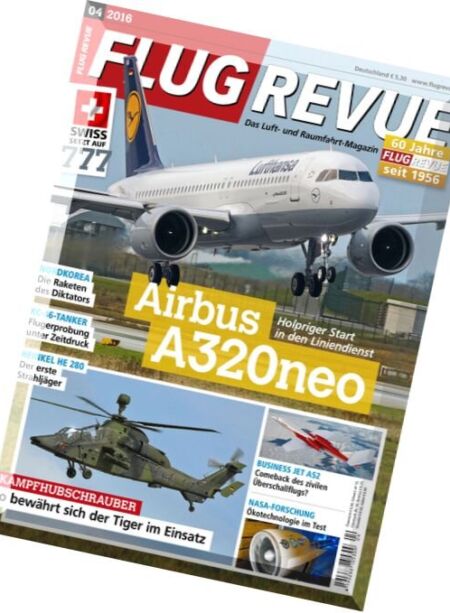 Flug Revue – April 2016 Cover