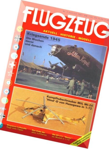 Flugzeug – 1987-03 Cover