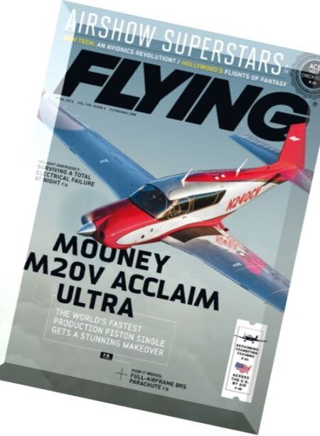 Flying – April 2016 Cover