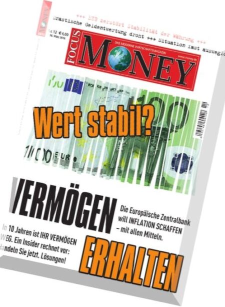 Focus Money – 16 Marz 2016 Cover