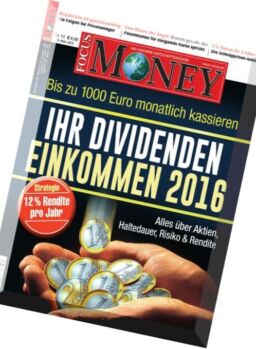 Focus Money – 9 Marz 2016