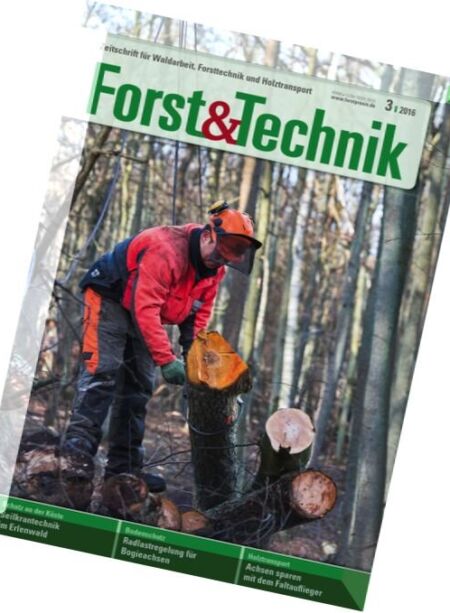 Forst & Technik – Nr.3 2016 Cover