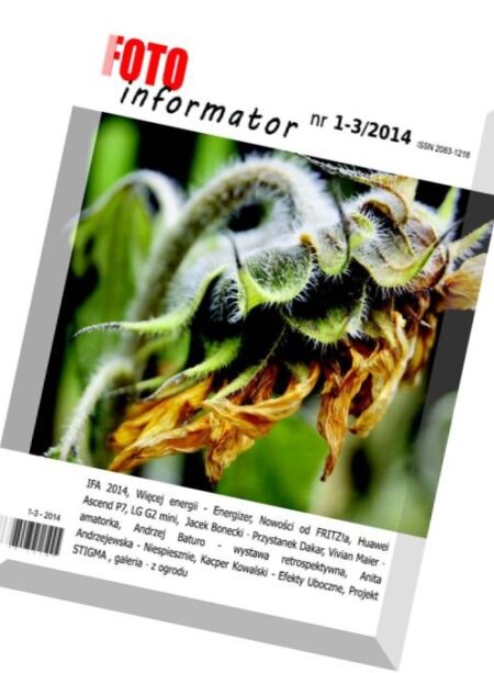 FOTOinformator Magazine – N 1-3, 2014 Cover