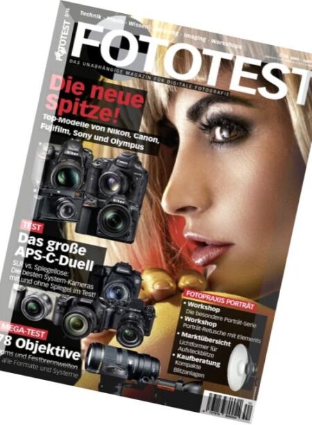 Fototest – Magazin fur digitale Fotografie Marz-April 2016 Cover